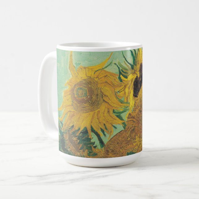 Mug Sunflowers par Vincent Van Gogh (Devant gauche)