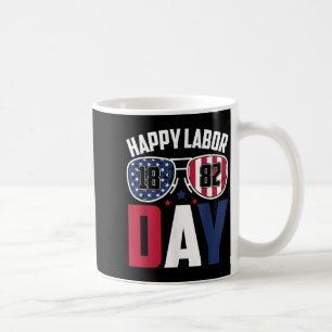 Mug Sungles de la fête du travail 1882 Drapeau américa