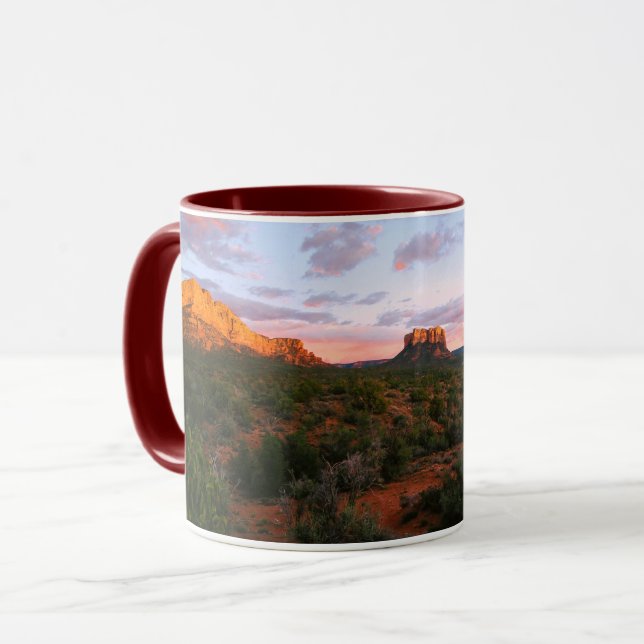 Mug Sunrise du matin, désert de Sedona Arizona (Devant gauche)