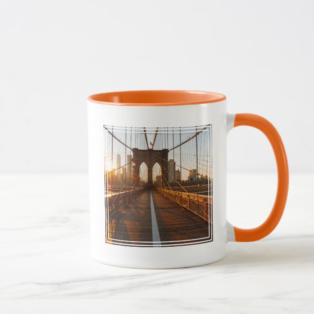 Mug Sunrise du pont Brooklyn de New York (Droite)