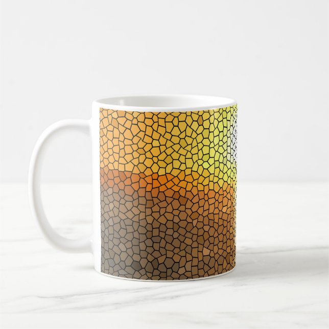 Mug Sunrise Mosaïque - Vue De La Plage (Gauche)