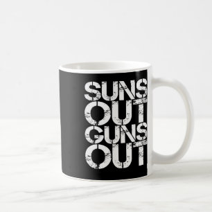 Mug Suns Out Guns Sortir Entraînement Drôle Gym Muscle