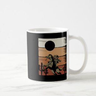 Mug Sunset Horseback équitation Rodéo Western Retro Co