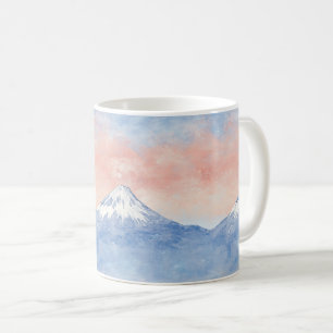 Mug Sunset Peaks – Paysage de rêve de la montagne doré