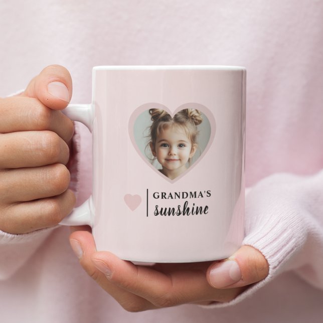 Mug Sunshine de grand-mère - rose personnalisé (Créateur téléchargé)