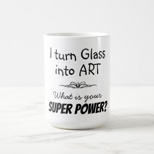 Mug Super Artiste en Verre