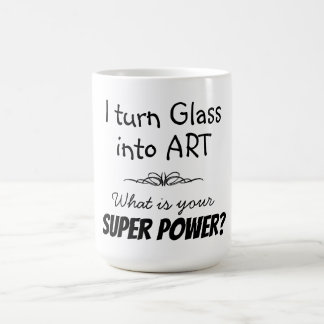 Mug Super Artiste en Verre