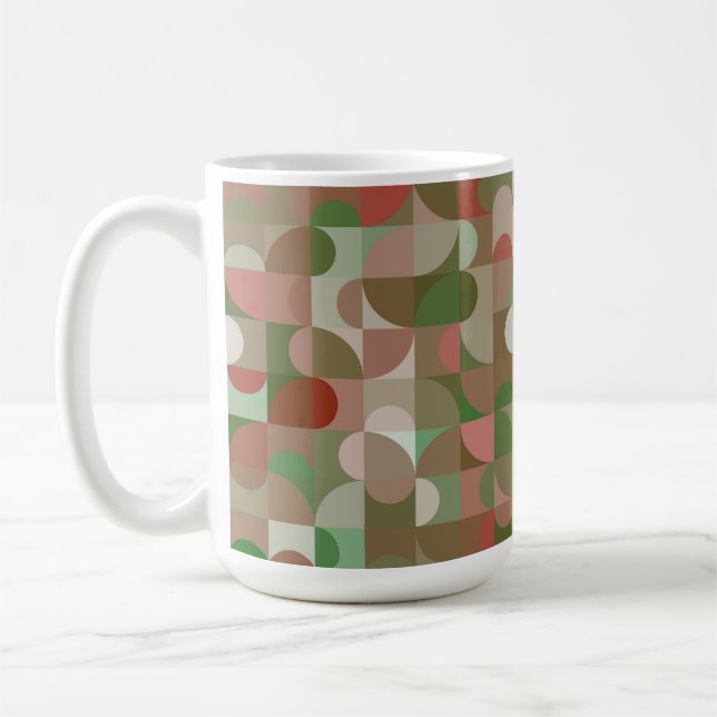 Mug Super Boho Mod Retro Géométrique Café de Noël M (Gauche)