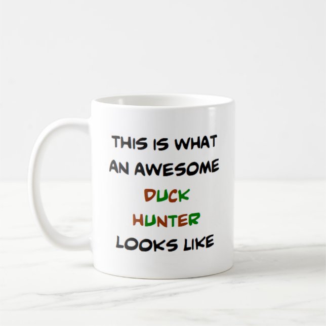 Mug super chasseur de canard (Gauche)
