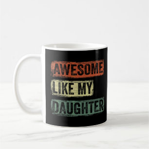 Mug Super Comme Ma Fille Fête des pères