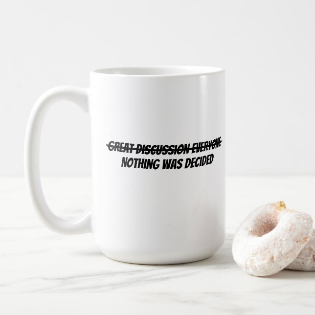 Mug Super discussion à tous (Avec donut)