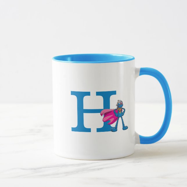 Mug Super Grover Monogramme H (Droite)