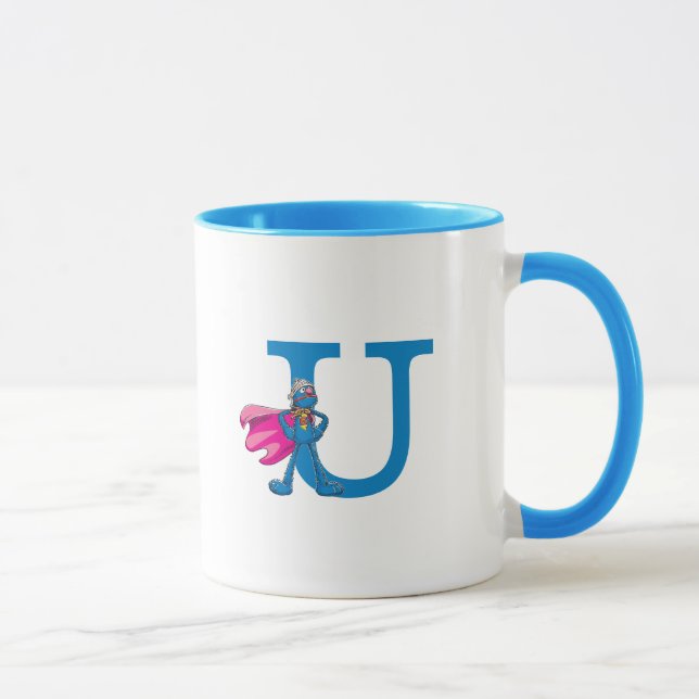 Mug Super Grover Monogramme U (Droite)