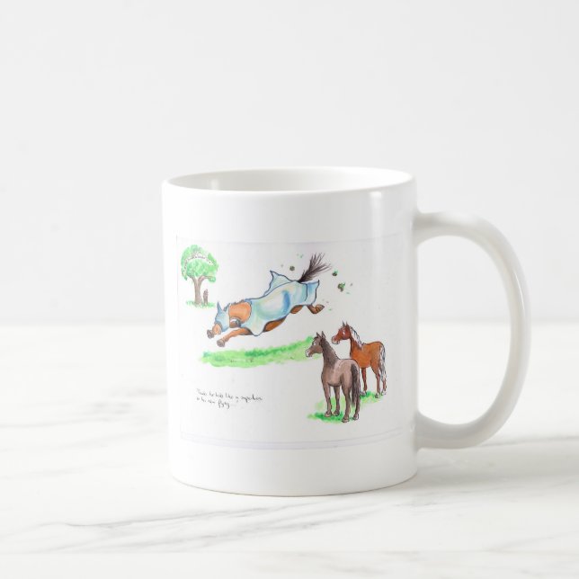 Mug Super héros de couverture de mouche (Droite)