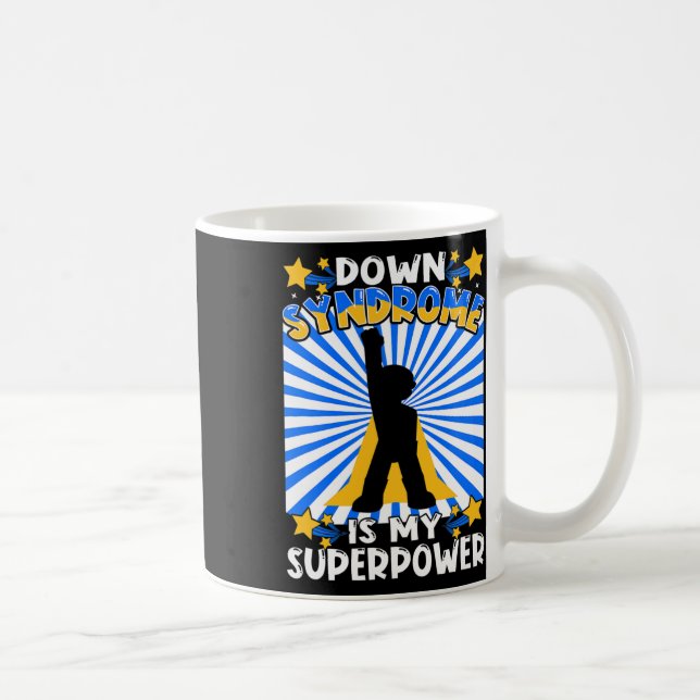Mug Super-héros Syndrome de Down Sensibilisation Chrom (Droite)