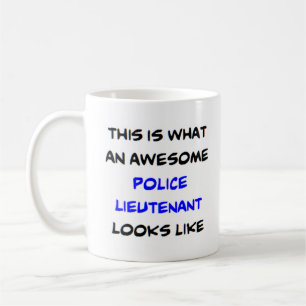 Mug super lieutenant de police