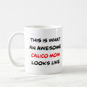 Mug super maman calico chat