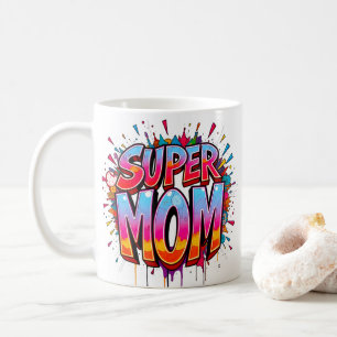 Mug Super Maman cite la fête des mères