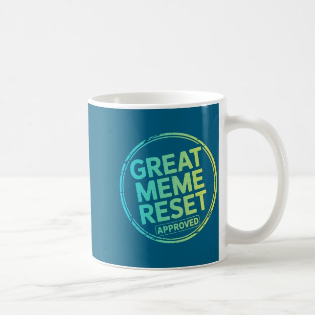 Mug Super Mème Réinitialiser Manches Longues  (Droite)