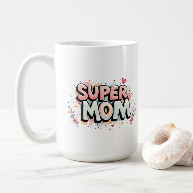 Mug Super Mom (Avec donut)