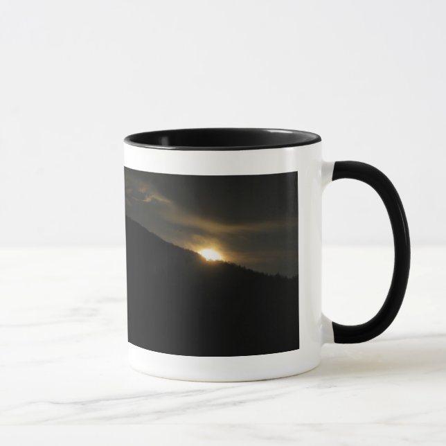 Mug Super Moon sur Washington Mountain (Droite)