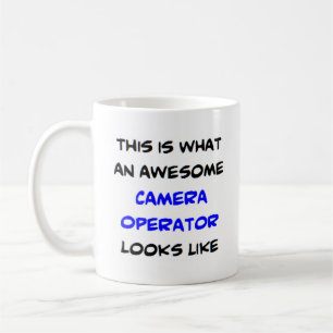 Mug super opérateur de caméra