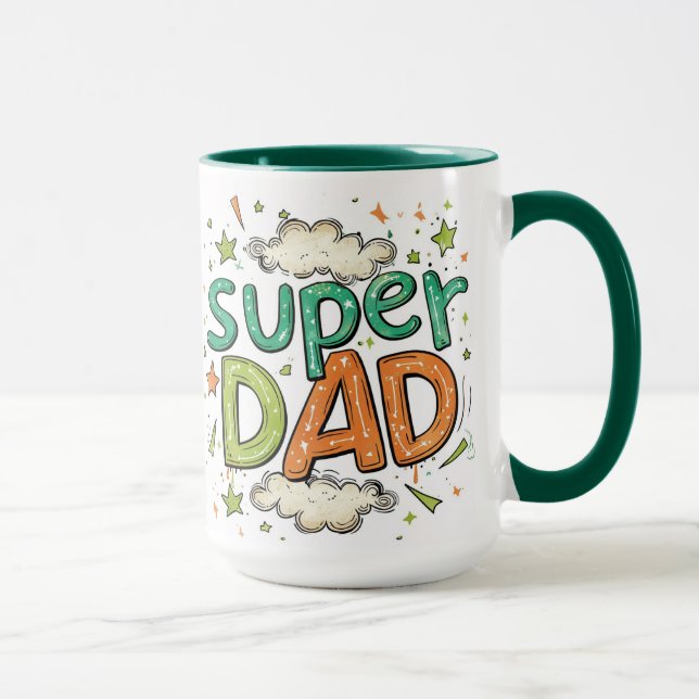 Mug Super papa (Droite)