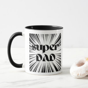 Mug Super Papa Mug, Superhero Thème, Cadeau pour père