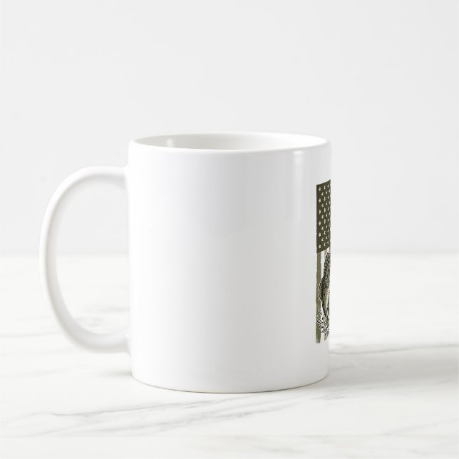 Mug Super Papa Pêche à la Bass Drapeau Vector Design_1 (Gauche)