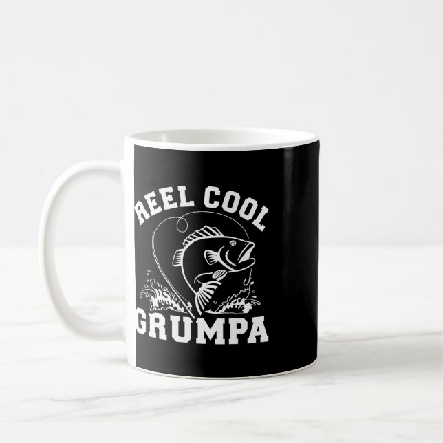 Mug Super Papa Pêcheur Grincheux  (Gauche)