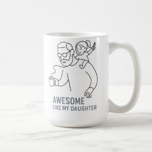 Mug Super Papa Roi du Chaos – Cadeau drôle pour la fêt