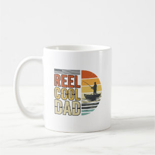 Mug Super Papa T-Shirt Vintage de pêche Design_1