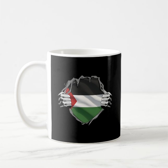 Mug Super Patrimoine Palestinien Fier Les Racines De P (Gauche)