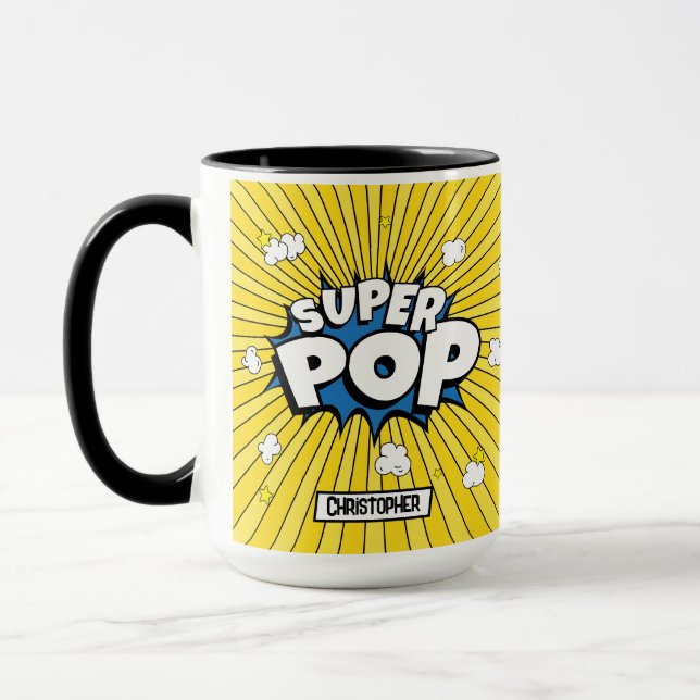 Mug SUPER POP! Amusement de maïs éclaté  (Gauche)