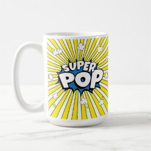 Mug SUPER POP! Drôle Bande Dessinée Pop Art Jeu de Mot