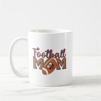 Mug Superbe art de mots de maman de sports de football