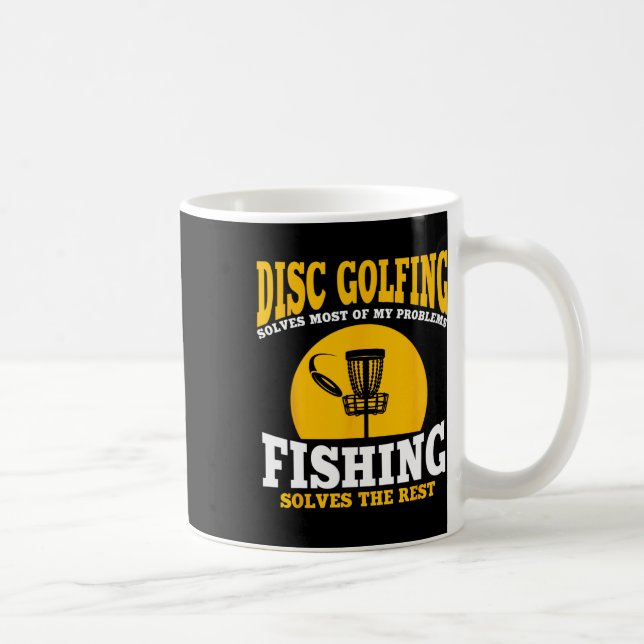 Mug Superbe cadeau de golf et de pêche à disque  (Droite)