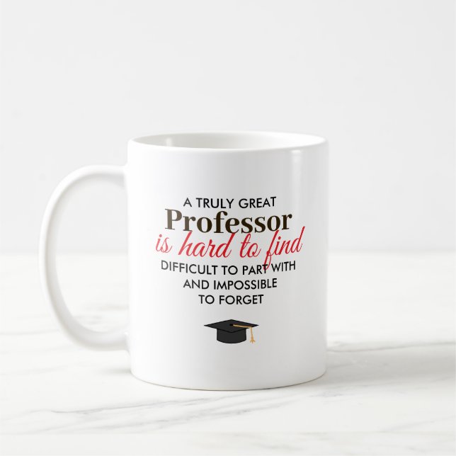 Mug Superbe Cadeau de Nom Personnalisé Professeur (Gauche)