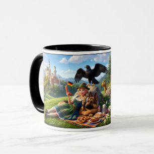 Mug Superbe café 3D sur le thème allemand