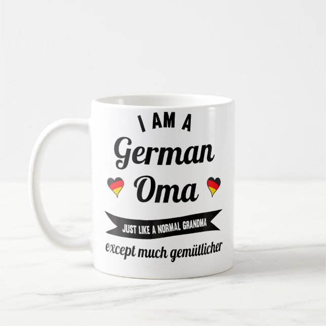 Mug Superbe conception d'Oma pour la meilleure grand-m (Gauche)