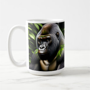 Mug Superbe Gorille Argent - Jungle King