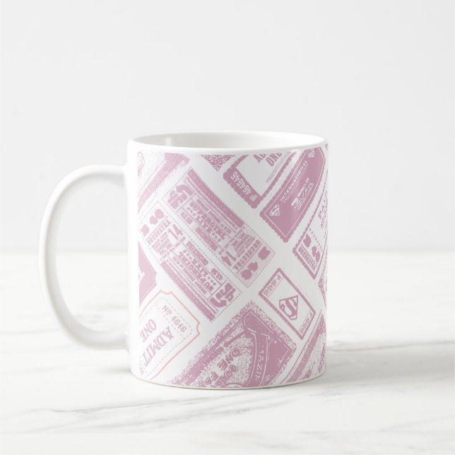 Mug Supergirl Admettre Un Motif Rose (Gauche)