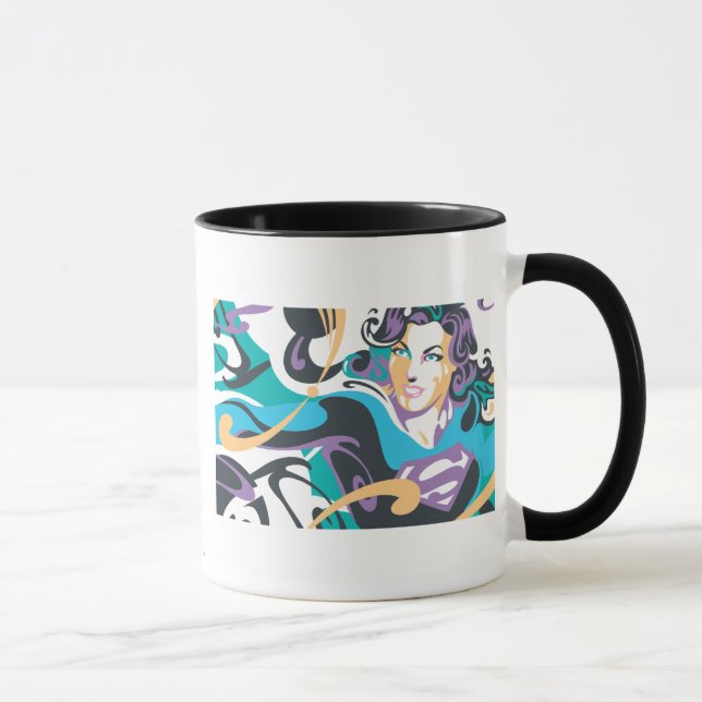Mug Supergirl Color Splash Swils 1 (Droite)