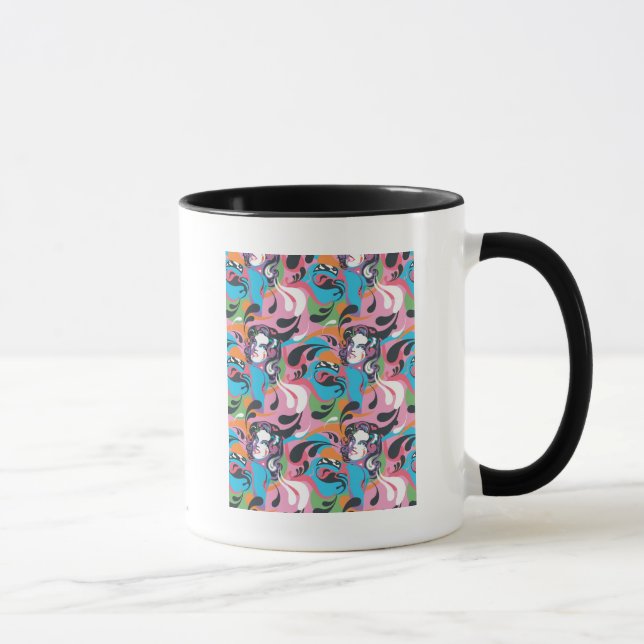 Mug Supergirl Color Splash Swirls Pattern 2 (Droite)