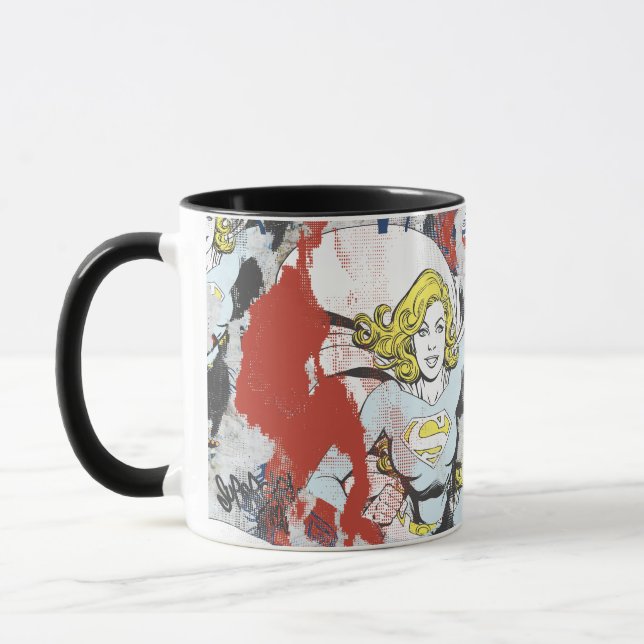 Mug Supergirl Comic Capers Pattern 5 (Gauche)