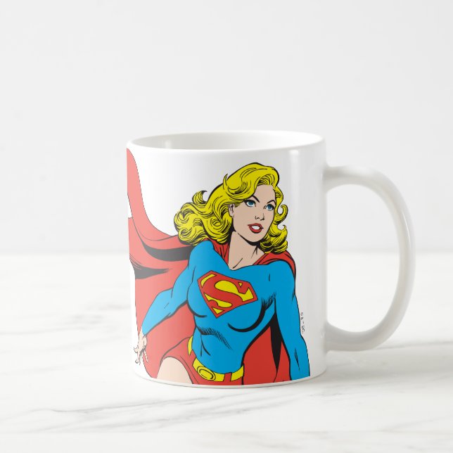 Mug Supergirl en mouvement (Droite)