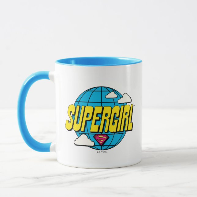 Mug Supergirl Graphique Pop Mondial (Gauche)