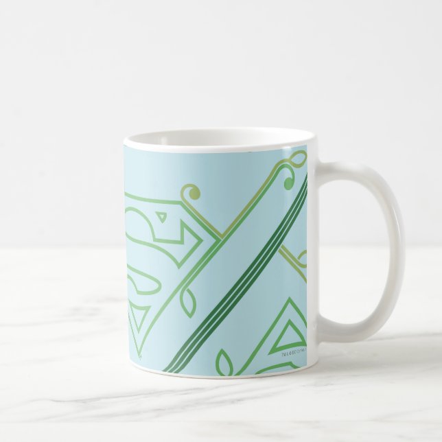 Mug Supergirl Green Vine Logo Motif (Droite)