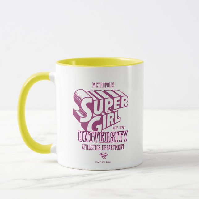 Mug Supergirl Metropolis University Athletics Départem (Gauche)