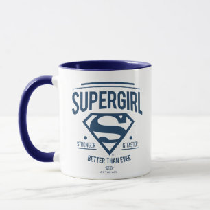 Mug Supergirl mieux que jamais Retro Graphic